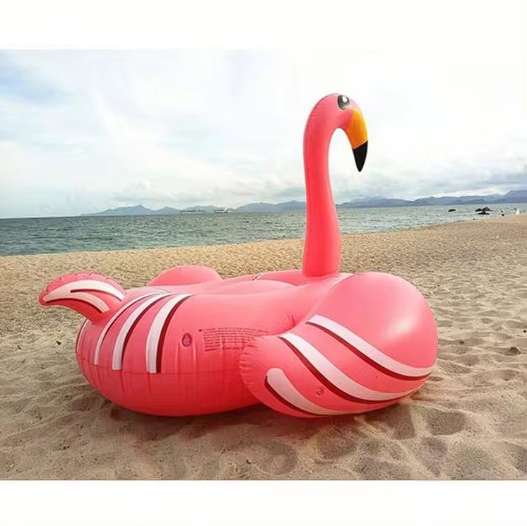 Superflotadores Flamingo hinchable acuático colchoneta 140x120x100cm