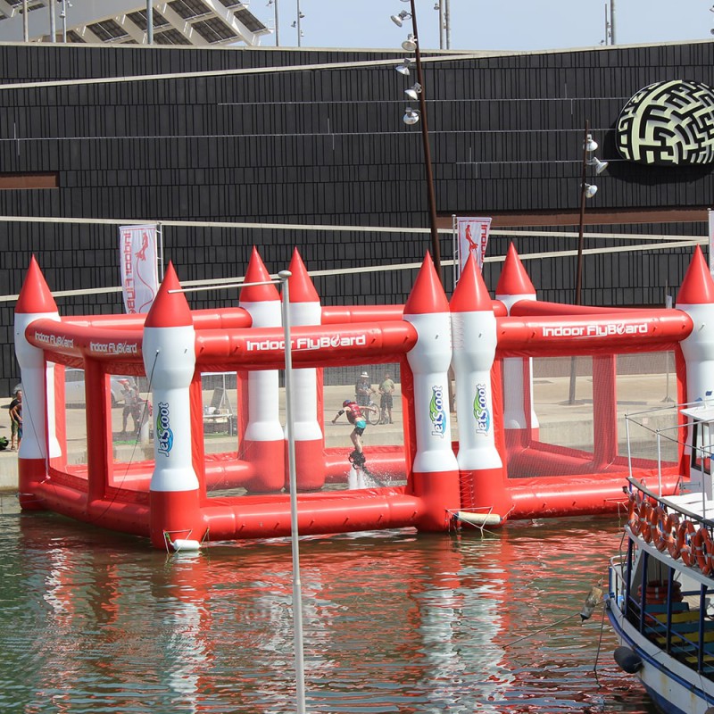 Indoor Flyboard castillo hinchable acuático patentado (seminuevo)