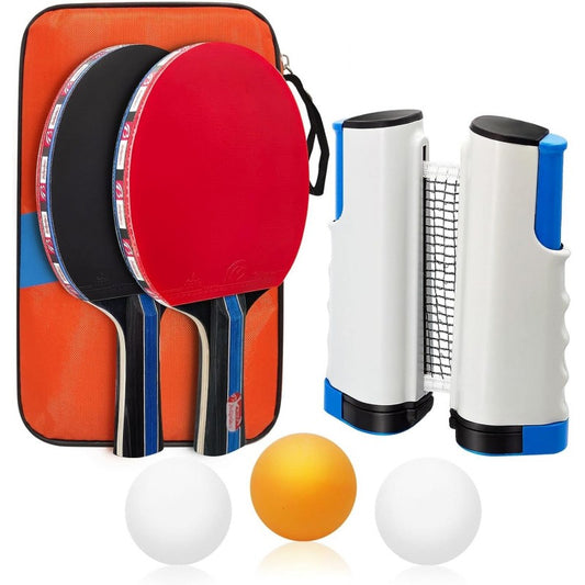 Kit Ping Pong portátil Red + 2 Raquetas