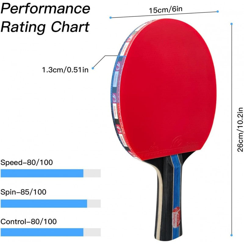 Kit Ping Pong portátil Red + 2 Raquetas