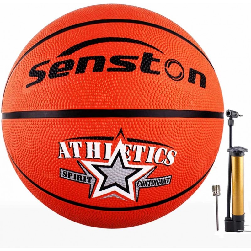 Balón de basket Senston talla 5 con bomba incluida – OcioExpres