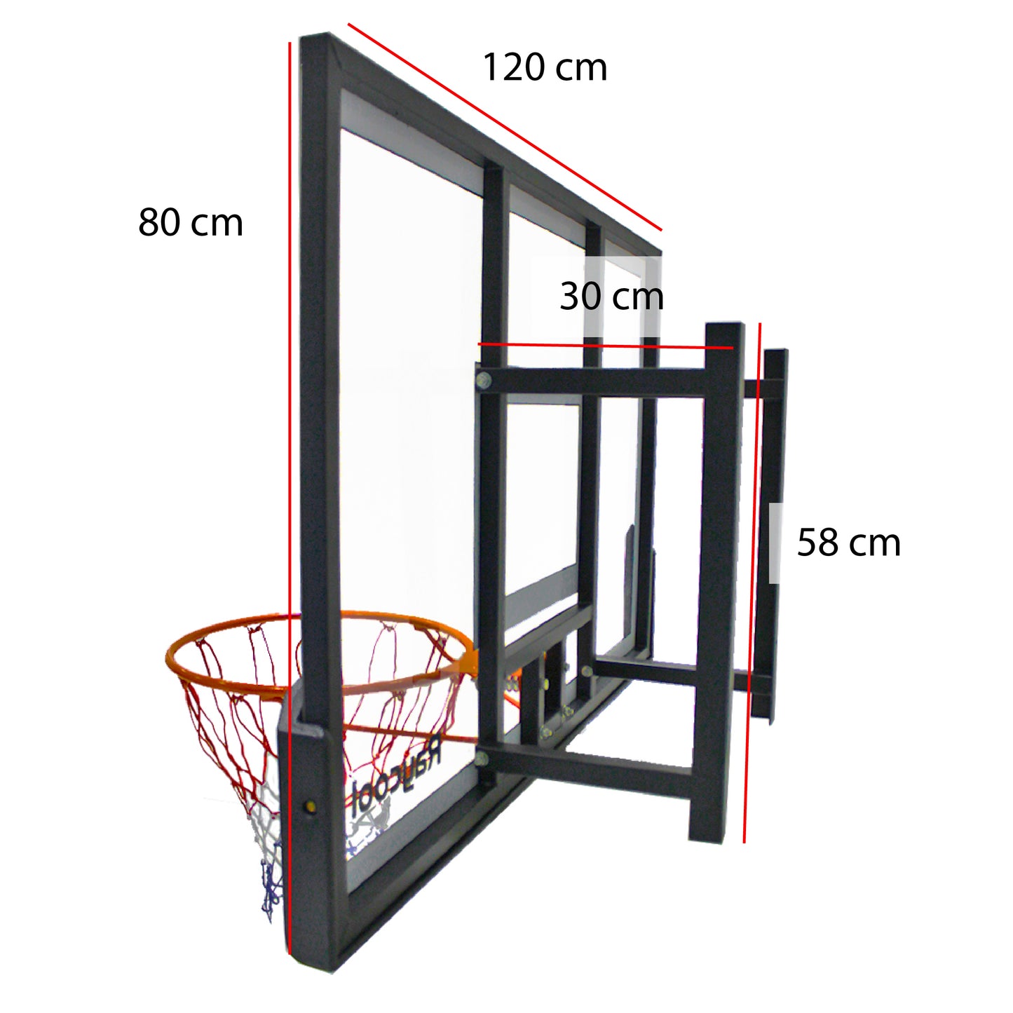 Tablero de baloncesto SMASH 710 Raycool 126x80cm